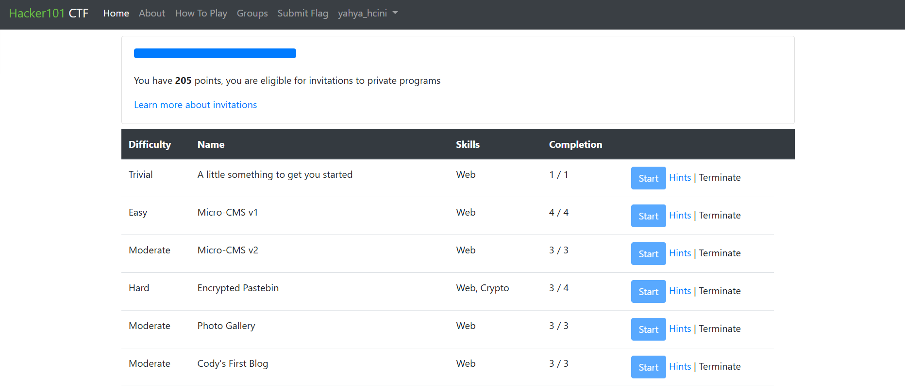 Hacker101 CTF Writeups